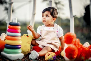 Children participating in a playful learning activity at a kiddie care centre, supporting toddler growth, creativity, and early childhood development.